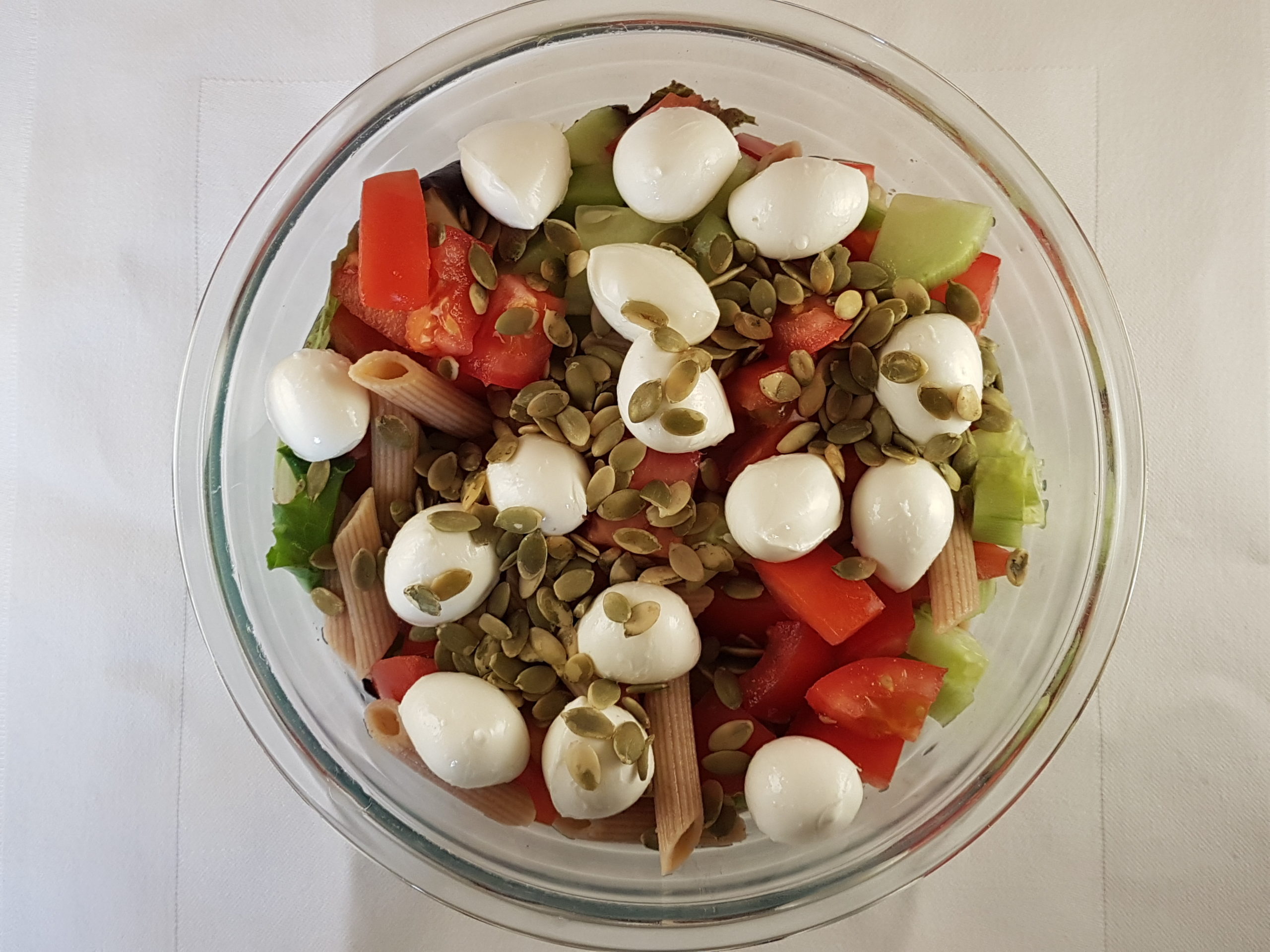 Salade aux pâtes complètes Nutrivie nutrition et santé