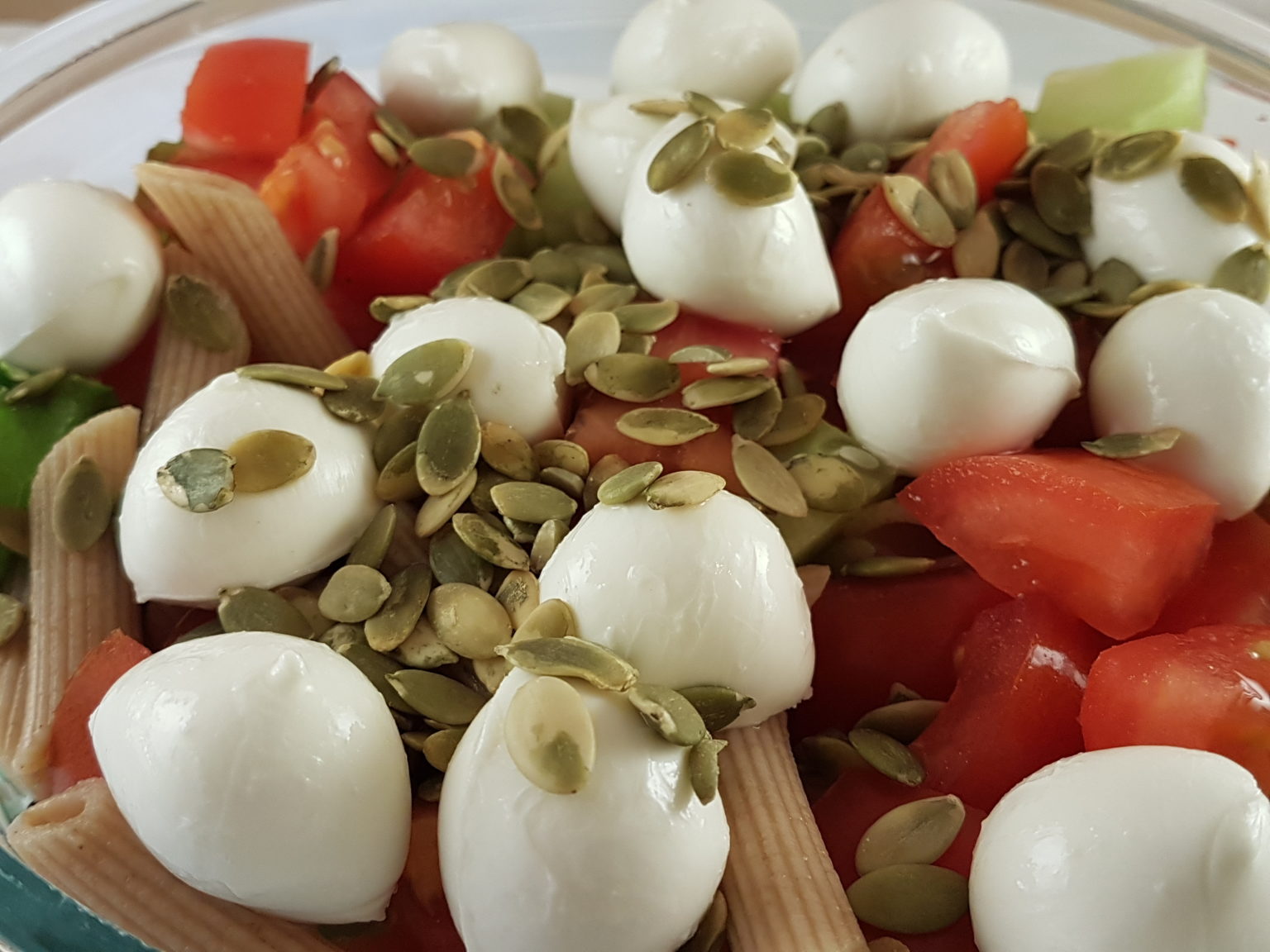 Salade aux pâtes complètes Nutrivie nutrition et santé
